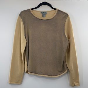 COPY - 3For$20 Co & Eddy Tan/Black Dot  Top size Large